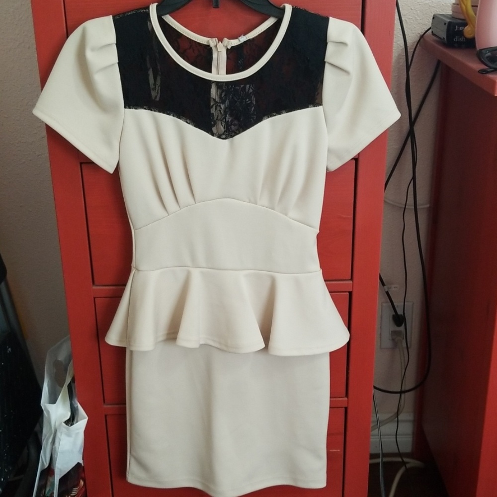 Retro Peplum Dress